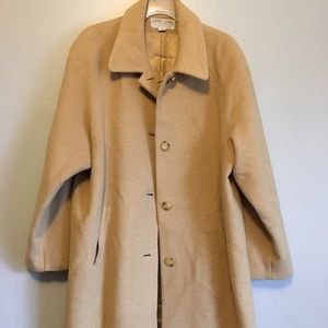 (SOLD) Larry Levine 100% Camel Hair Coat